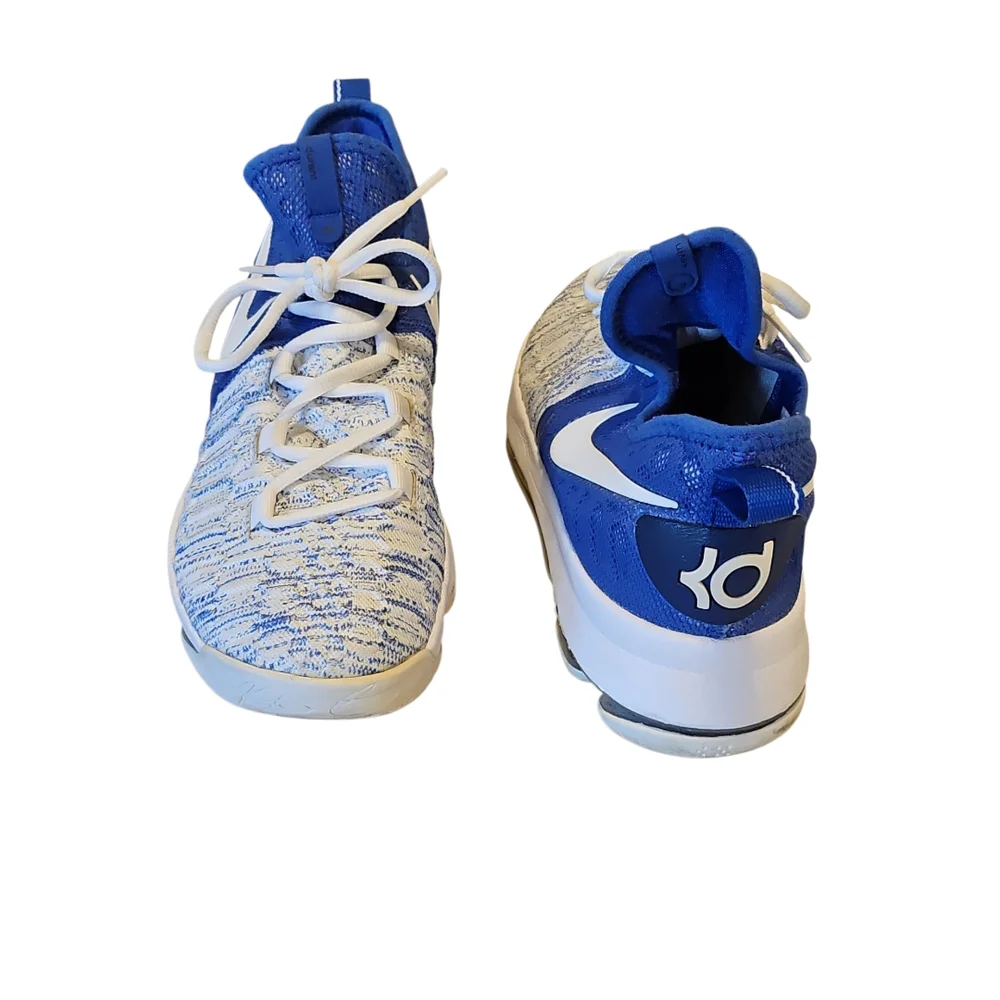 Nike KD 9 GS Home 2 Royal Blue/White Sneakers - Picture 6 of 7